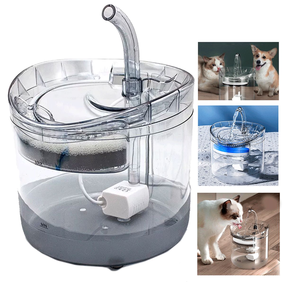 Fuente de Agua Automática para Mascotas 🐾