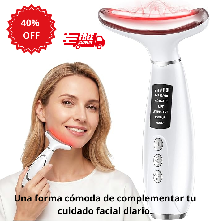 Masajeador Facial y de Cuello LED