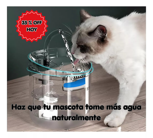 Fuente de Agua Automática para Mascotas 🐾
